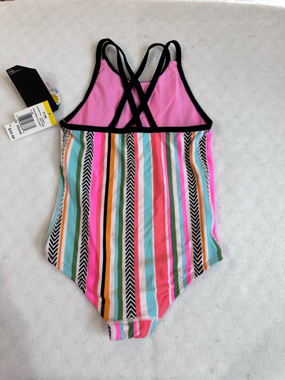 Girl’s Stripped TYR Swimsuit - Picture 6 of 8